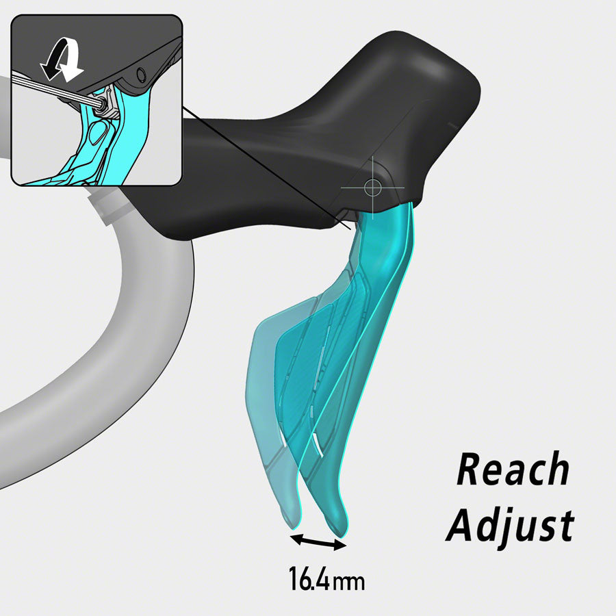 Shimano 105 ST-R7170-RE Di2 Shift/Brake Lever - Right 12-Speed Black