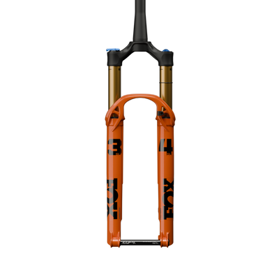 2026 FOX 34 FLOAT SL Kashima Factory Suspension Remote Fork - 29in, 120 mm, Kabolt SL 110, 44 mm Offset, Shiny Orange, Grip SL, Psh-lk