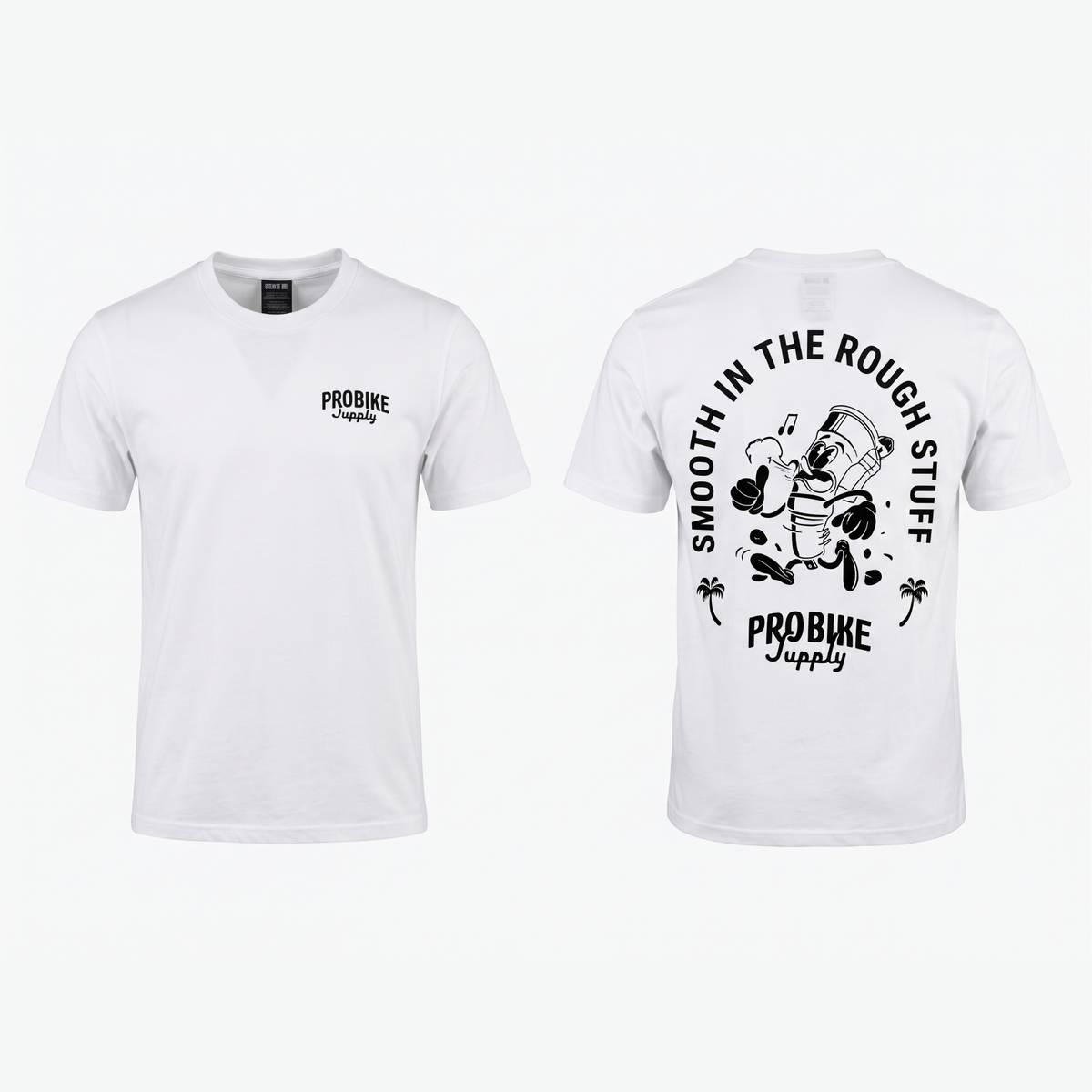 2026 Pro Bike Supply Rough Stuff Short Sleeve T-Shirt - Limited Edition White