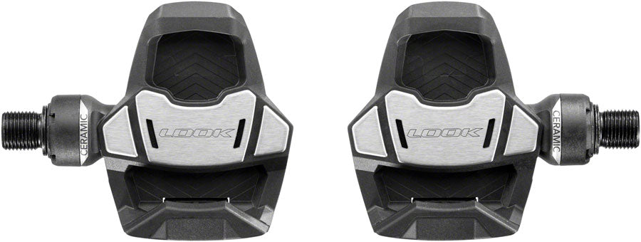 LOOK KEO Blade Carbon Ceramic Pedals - Single Sided Clipless Chromoly 9/16" BLK 56mm QF 12Nm