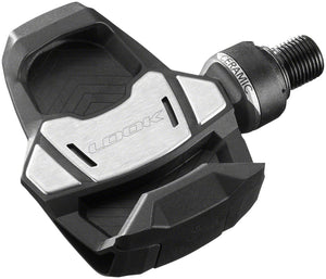 LOOK KEO Blade Carbon Ceramic Pedals - Single Sided Clipless Chromoly 9/16" BLK 56mm QF 12Nm