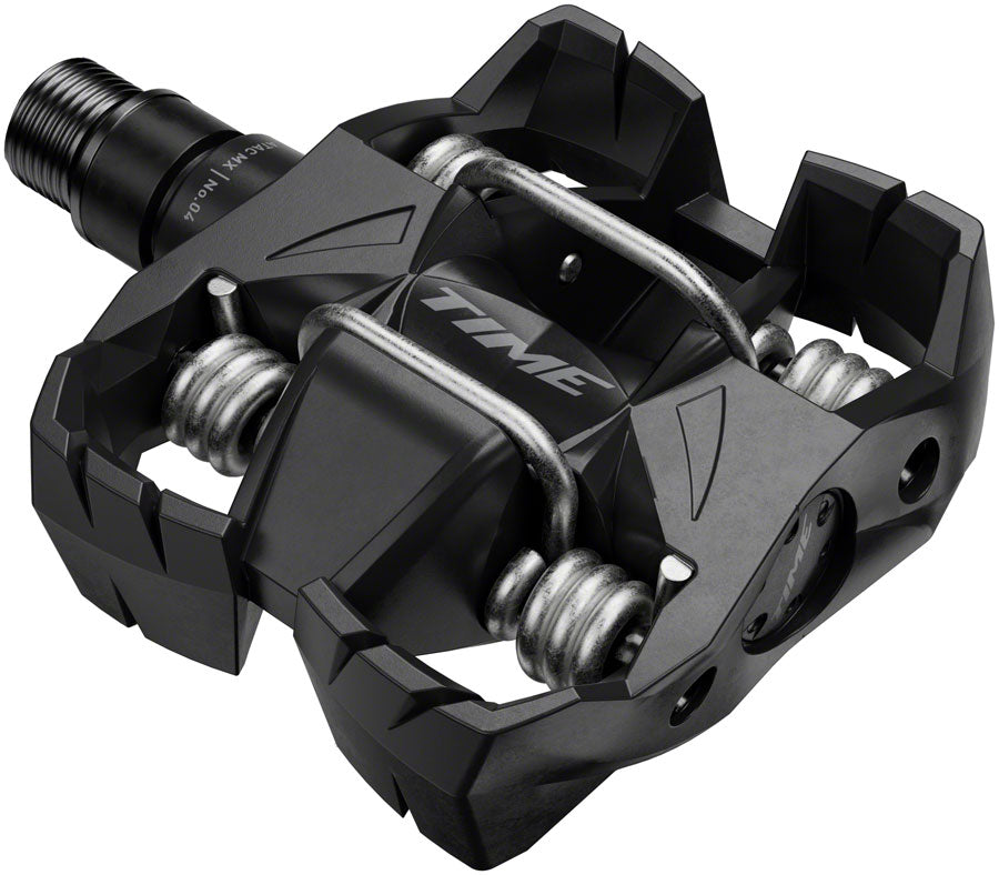 Time MX 4 Pedals - Dual Sided Clipless with Platform Aluminum 9/16" Black B1