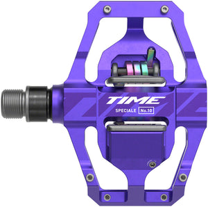 Time Speciale 10 Pedals - Dual Sided Clipless Platform Aluminum 9/16" Purple Large B1