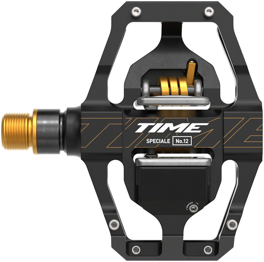 Time Speciale 12 Pedals - Dual Sided Clipless Platform Aluminum 9/16" BLK/Gold Large B1