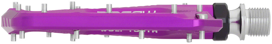 Wolf Tooth Ripsaw Aluminum Pedals - Platform Aluminum 9/16" Ultraviolet Purple