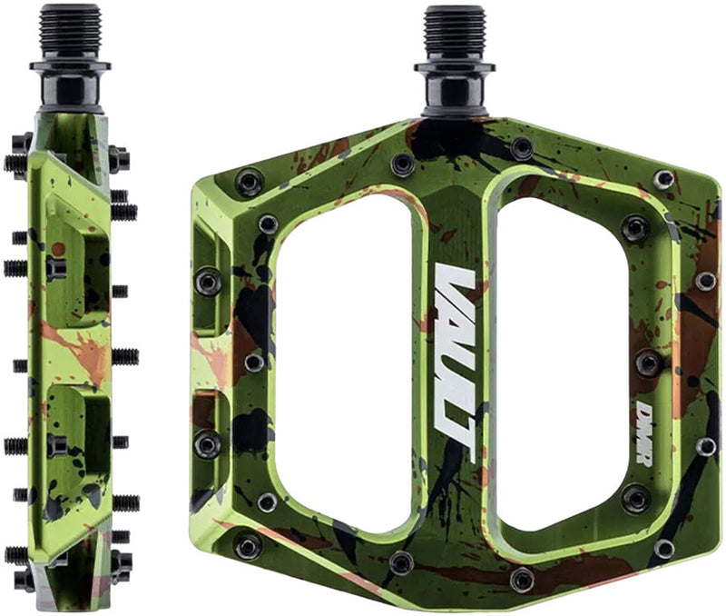 DMR Vault Pedals - Platform Aluminum 9/16" Liquid Camo Green