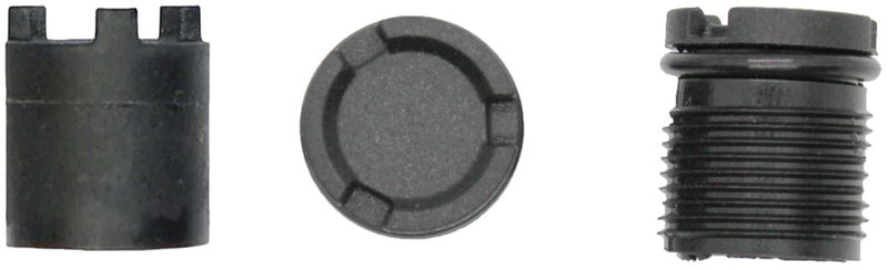 LOOK Spindle Plugs and Tool Kit - 2 Plugs 4 NM Black Fits X-Track
