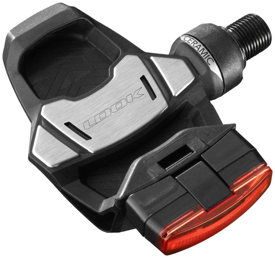 LOOK KEO Blade Carbon Ceramic Vision Pedals - Single Sided Clipless Carbon 9/16" BLK 53mm QF