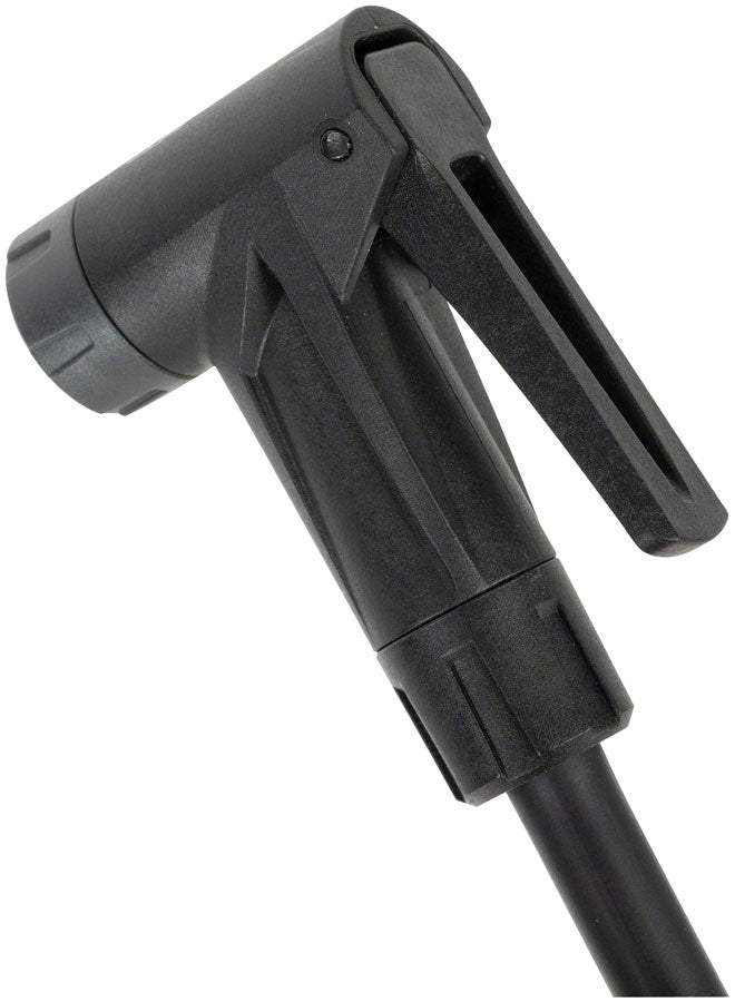 Topeak Joeblow Urban Ex Floor Pump - Steel Barrel / Plastic Base  3.5" Base Mount Gauge 120 Psi /8 Bar Smarthead BLK/Sand