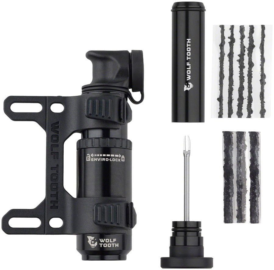 Wolf Tooth EnCase Pump - 30cc with Tubeless Tire Plug Tool