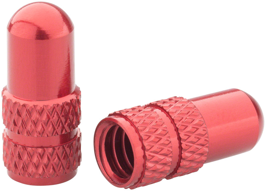 DEITY Presta Valve Caps Red