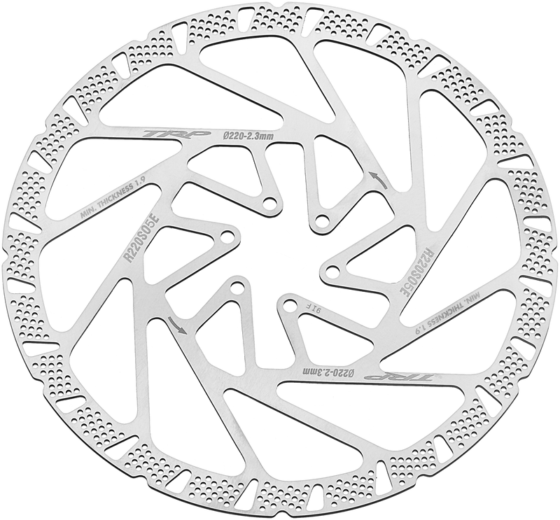 TRP S05E Race Disc Brake Rotor - 220mm 6-Bolt 2.3mm Rust Blocker Treatment