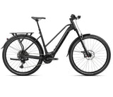 2024 Orbea KEMEN MID 10 Trekking Urban E-Bikes - Medium, Metallic Night Black (Matte-Gloss)
