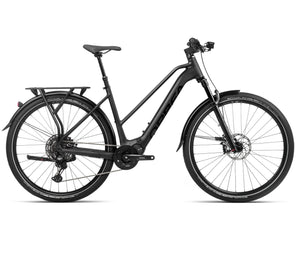 2024 Orbea KEMEN MID 10 Trekking Urban E-Bikes - Large, Metallic Night Black (Matte-Gloss)
