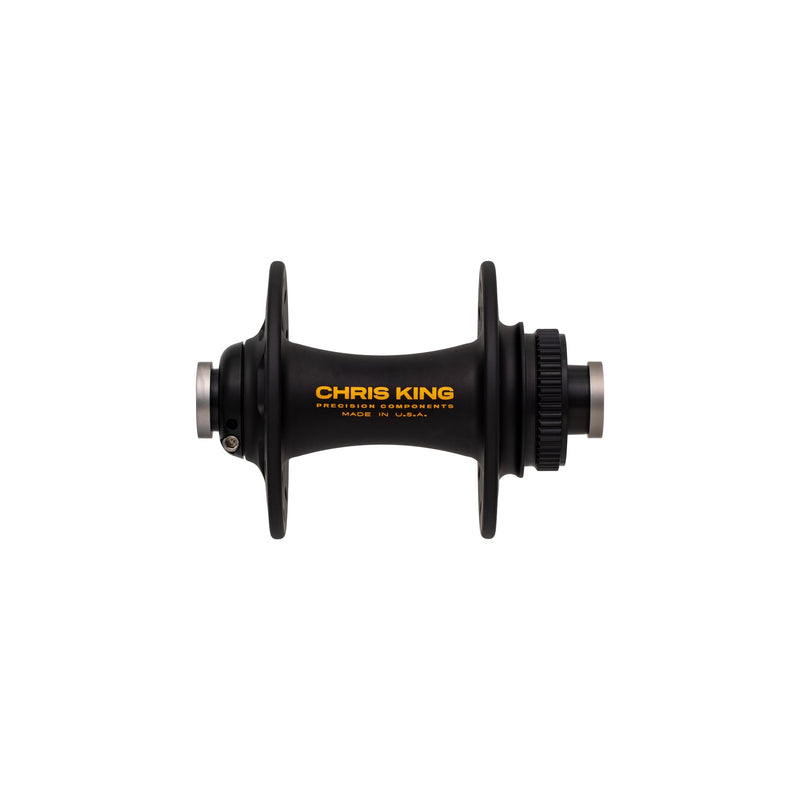 Chris King R45D Centerlock Front Hub - Two Tone Black Gold, 24h, 12 x 100mm, Ceramic