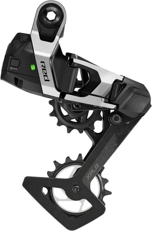 SRAM RED XPLR AXS Rear Derailleur - For RED XPLR 1x, 13-Speed, 46t Max, Hangerless Full Mount, (Battery Not Included), Black/Silver, E1