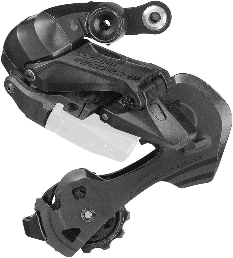 Campagnolo Super Record S Wireless Rear Derailleur - 12-Speed Short Cage Battery Sold Separate BLK