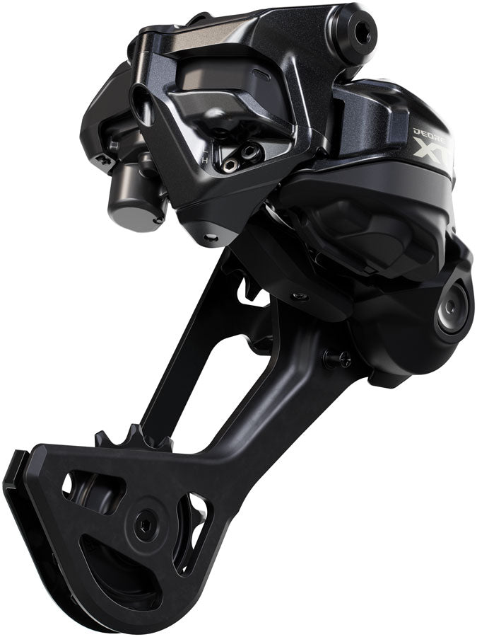 Shimano Deore XT RD-M8250-SGS Di2 Wireless Rear Derailleur - 12-Speed, Long Cage, Shadow ES, Black/Gray