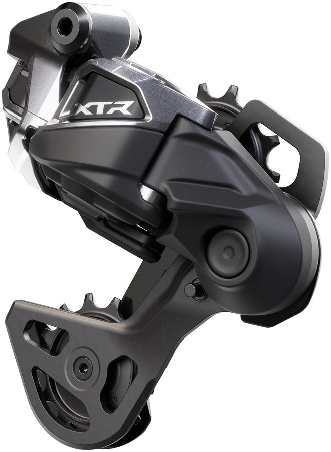 Shimano XTR RD-M9250-GS Di2 Wireless Rear Derailleur - 12-Speed Medium Cage Shadow ES BLK/Gray