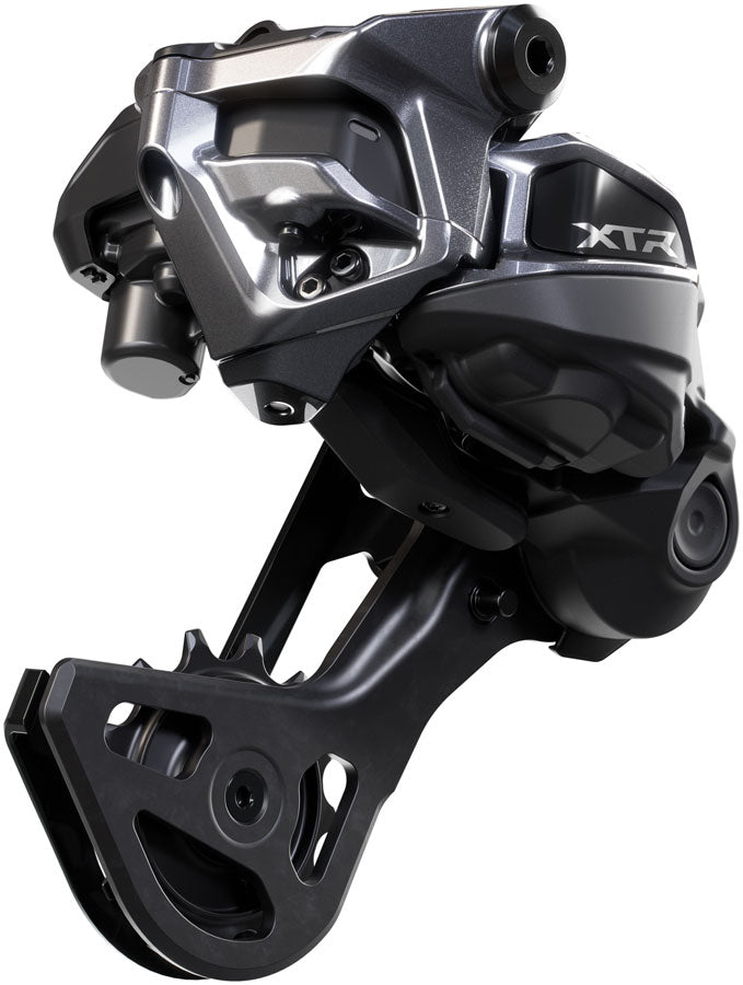 Shimano XTR RD-M9250-GS Di2 Wireless Rear Derailleur - 12-Speed Medium Cage Shadow ES BLK/Gray