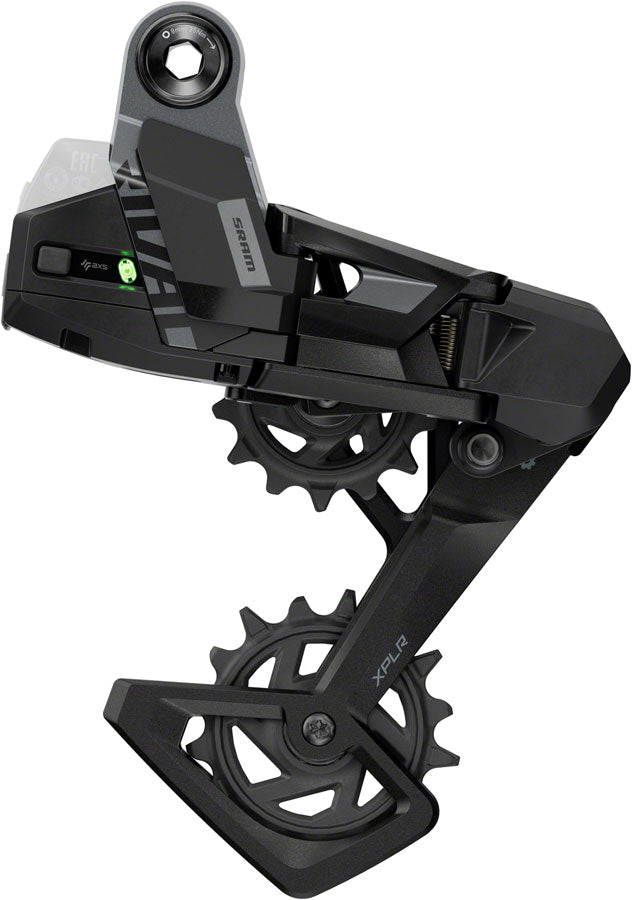 SRAM Rival XPLR AXS Rear Derailleur - For Rival XPLR 1x 13-Speed 46t Max UDH Hangerless Battery Not Included BLK/Silver E1