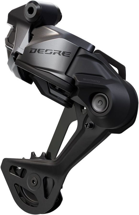 Shimano Deore RD-M6260-12 Di2 Rear Derailleur - 12-Speed Long Cage Shadow ES Wired Power For E-Bike Only BLK/Gray