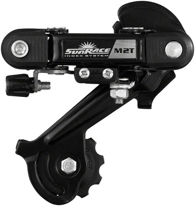 SunRace M2T Rear Derailleur - 6/7-Speed Long Cage Direct Black