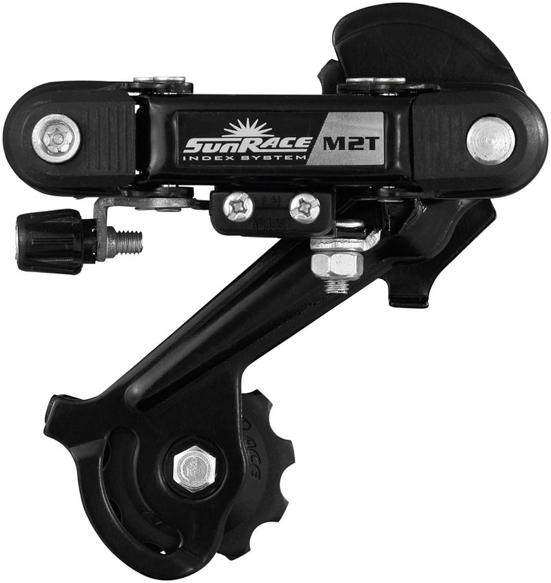 SunRace M2T Rear Derailleur - 6/7-Speed Long Cage Direct Black