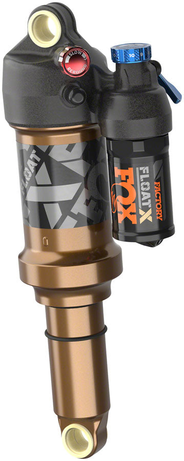 2025 FOX FLOAT X Factory Rear Shock - Metric, 230 x 62.5 mm, EVOL LV, 2-Position Lever, Kashima Coat