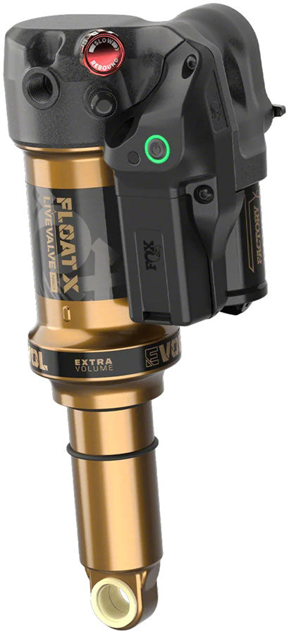 FOX FLOAT X Live Valve Neo Factory Rear Shock - Trunnion Metric 205 x 62.5 mm 0.2 Spacer Live Valve EVOL LV Kashima Coat