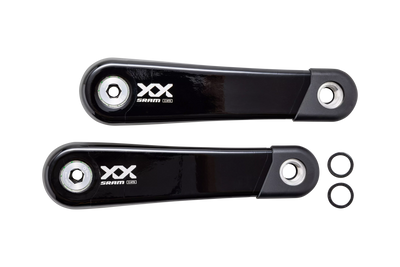 SRAM XX Ebike Crank Arm Set - 160mm, ISIS, Black