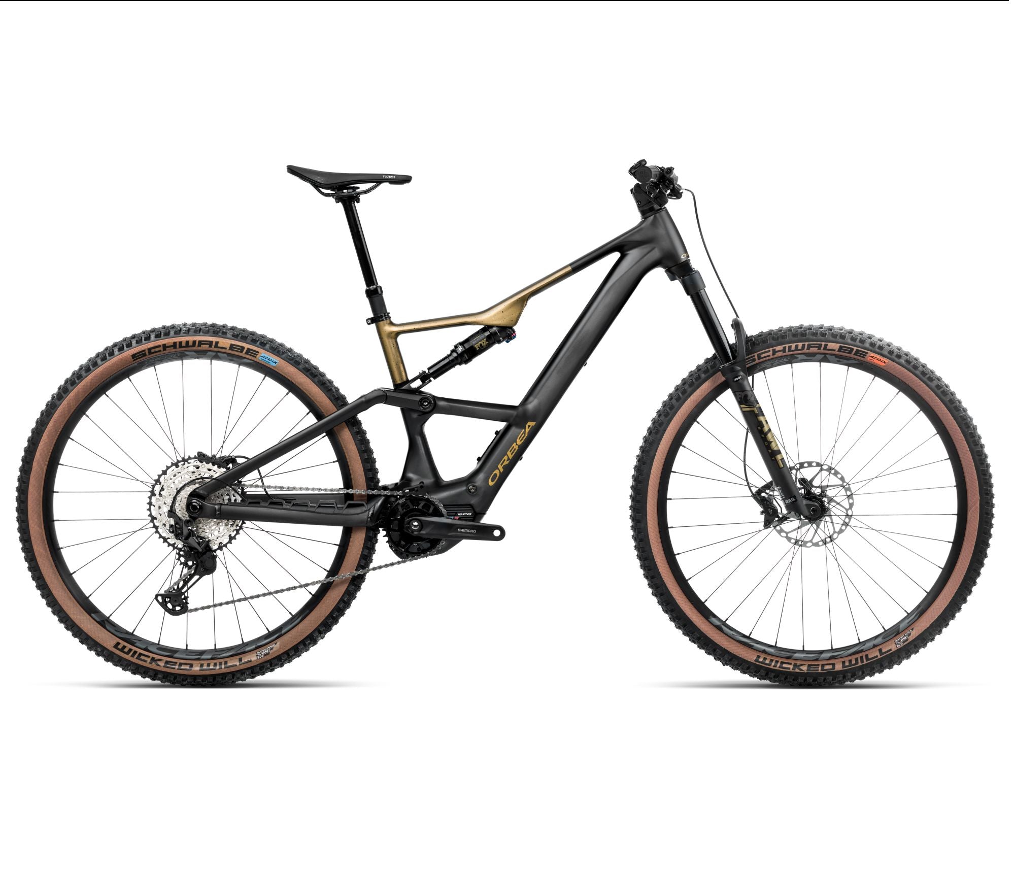 2025 Orbea RISE SL H20 20mph Trail MTB E-BIKES - Small, Diamond Black-Splash Olive Green (Matte)