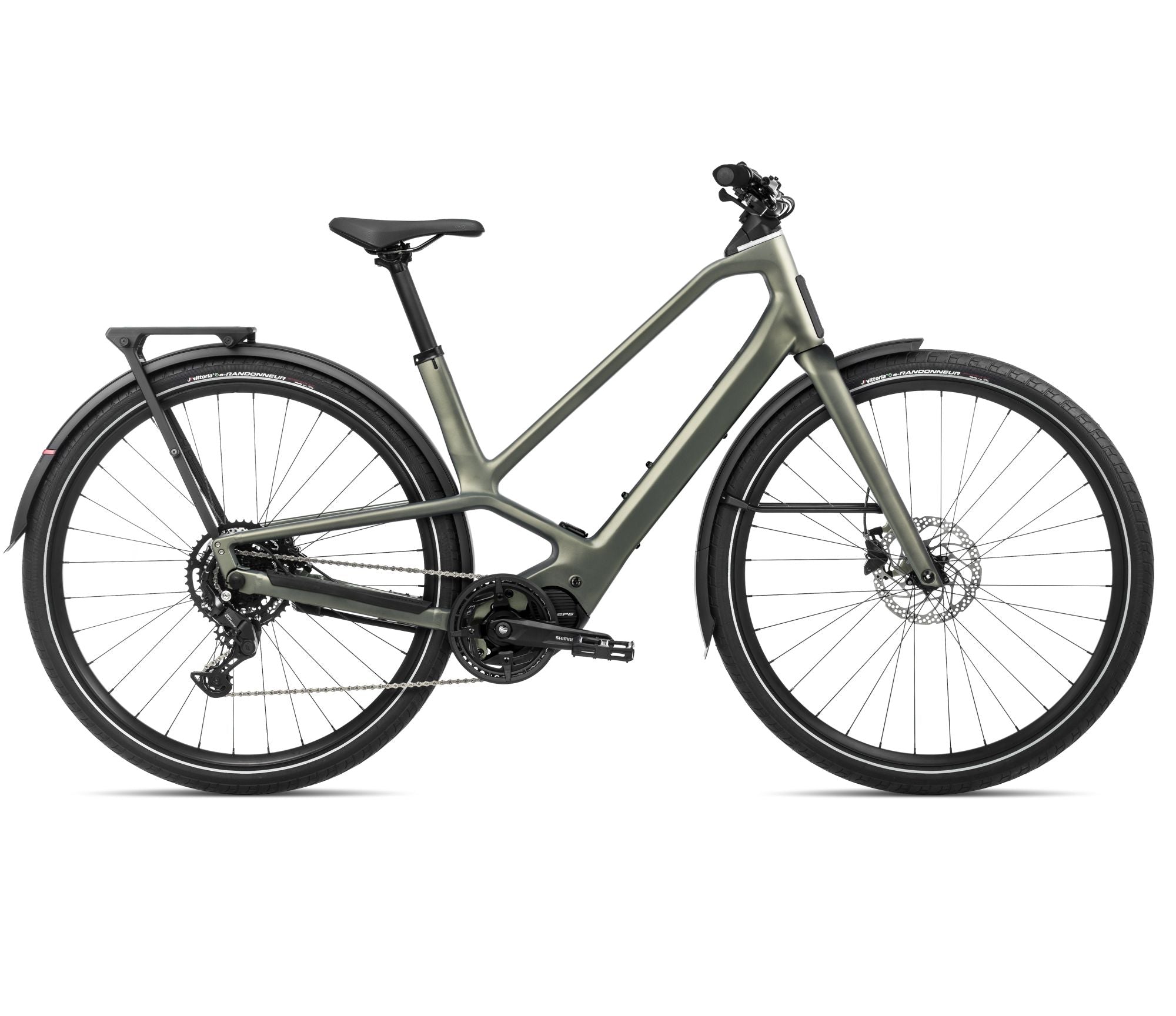 2025 Orbea DIEM 30 28mph City URBAN E-BIKES - Large, Spaceship Green (Matte)