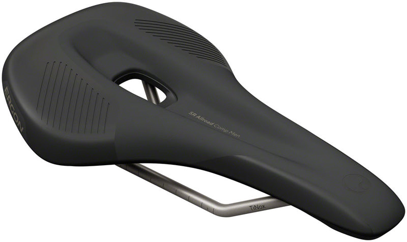 Ergon SR Allroad Comp Saddle - TiNox SL Black Mens Medium/Large