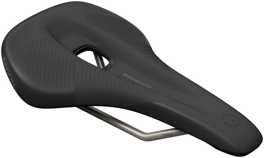 Ergon SR Allroad Pro Saddle - TiNox SL Black Mens Medium/Large