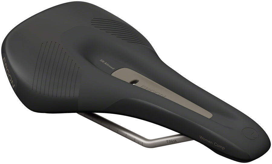 Ergon SR Allroad Comp Saddle - TiNox XP Black Womens Small/Medium