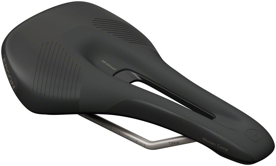 Ergon SR Allroad Comp Saddle - TiNox XP Black Womens Medium/Large