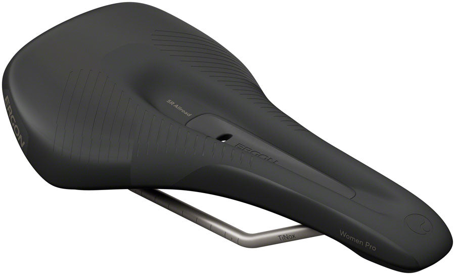 Ergon SR Allroad Pro Saddle - TiNox SL Black Womens Small/Medium
