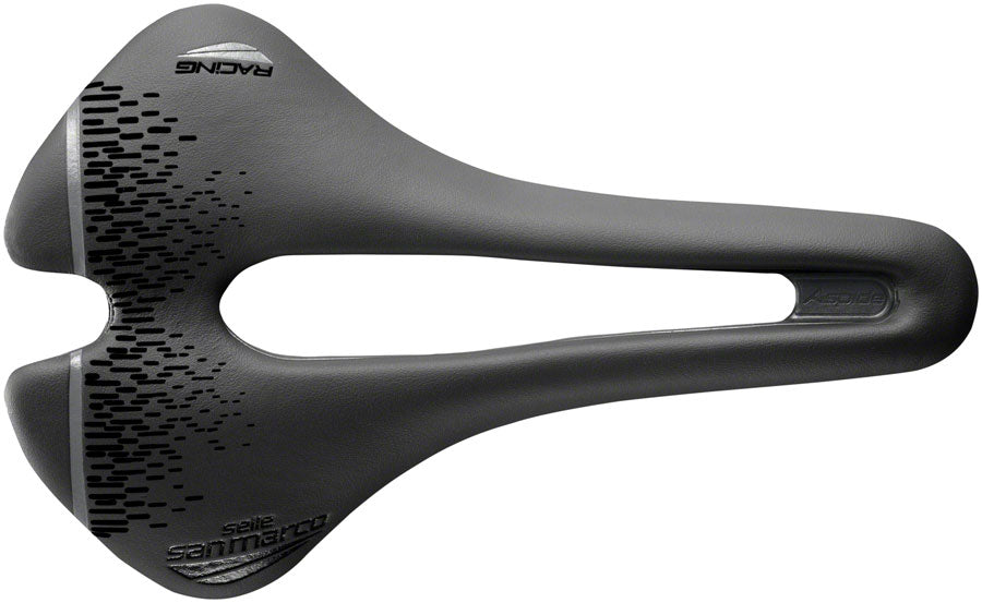 Selle San Marco Aspide Short Open-Fit Racing Saddle - Manganese BLK Mens Narrow