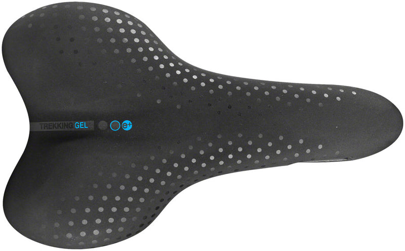 Selle San Marco Trekking Gel Saddle - Steel Black Mens Small Gel