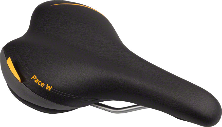Velo Plush Pace Saddle - Steel Black Womens