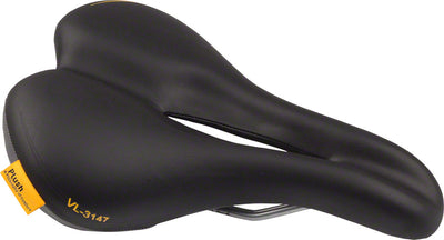 Velo PlushPump Saddle - Steel Black Mens