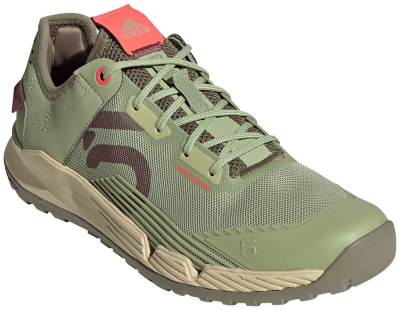 Five Ten Trailcross LT Flat Shoes - Womens Magic Lime/Quiet Crimson/Orbit Green 7