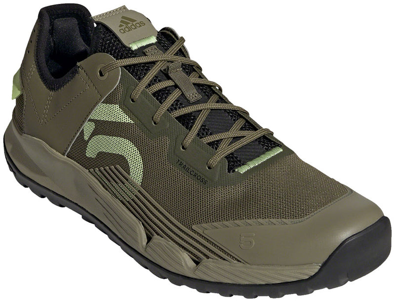 Five Ten Trailcross LT Flat Shoes - Mens Focus Olive/Pulse Lime/Orbit Green 8