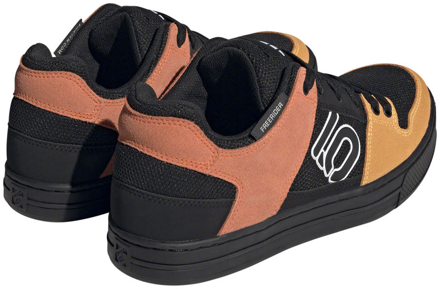 Five Ten Freerider Flat Shoes - Mens Core Black/Ftwr White/Impact Orange 13