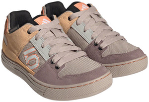 Five Ten Freerider Flat Shoes - Womens Wonder Taupe/Ftwr White/Acid Orange 8.5