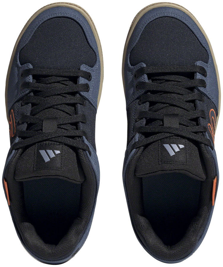 Five Ten Freerider Canvas Flat Shoes - Mens Core Legend Ink/Wonder Steel/Impact Orange 11.5