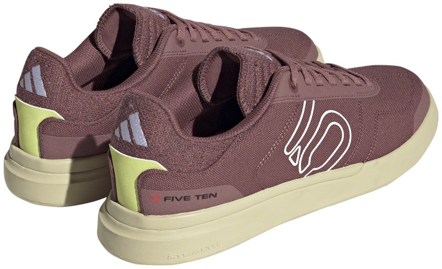 Five Ten Sleuth Deluxe Canvas Flat Shoes - Womens Quiet Crimson/Ftwr White/Core BLK 10