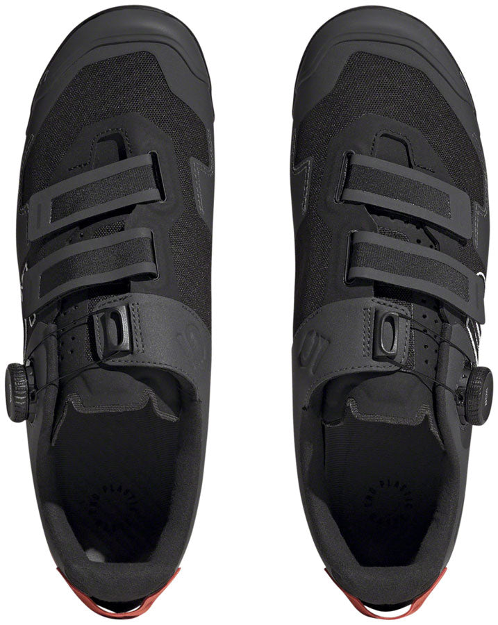 Five Ten Kestrel BOA Mountain Clipless Shoes - Mens Core BLK/Ftwr White/Impact Orange 8.5