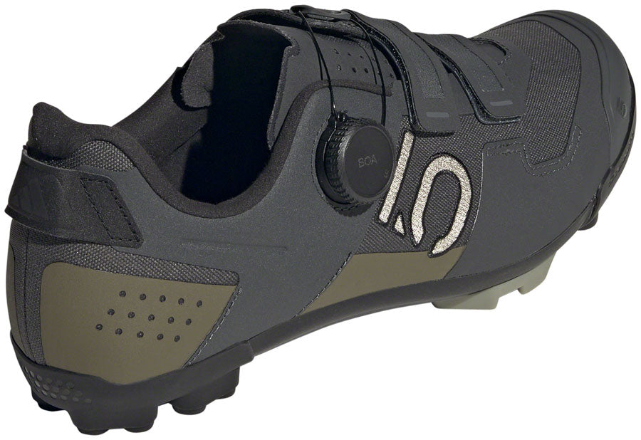 Five Ten Kestrel BOA Mountain Clipless Shoes - Mens Gray Six/Silver Pebble/Olive Strata 9